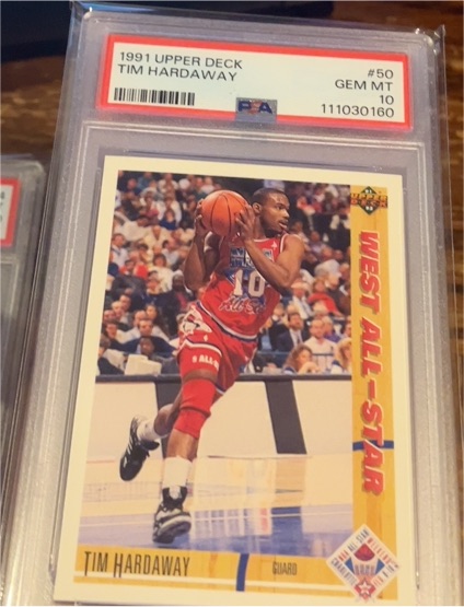1991 Upper Deck #50 Tim Hardaway West All-Star — front