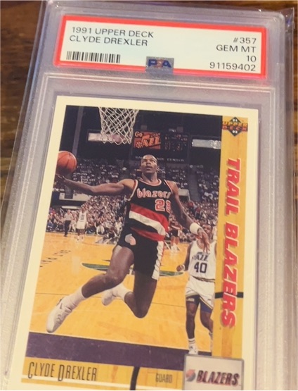 1991 Upper Deck #357 Clyde Drexler — front