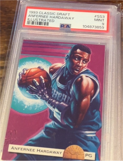 1993 Classic Draft Illustrated #SS3 Anfernee Hardaway — front