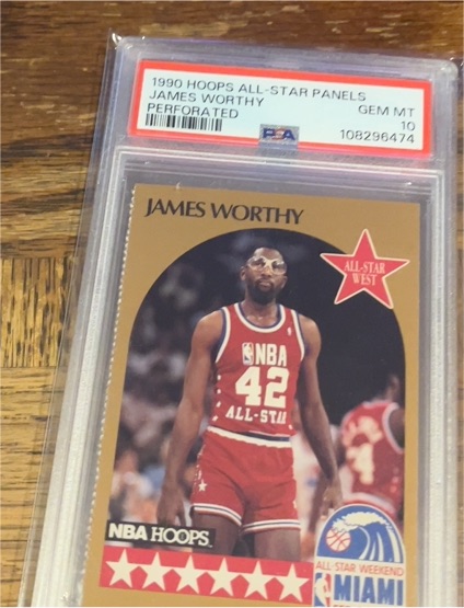 1990 Hoops All-Star Panels #26 James Worthy — front