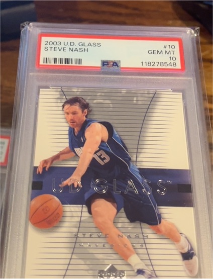 2003 Upper Deck Glass #10 Steve Nash — front