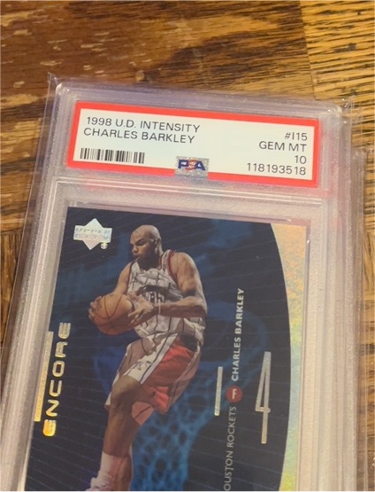 1998 Upper Deck Intensity #115 Charles Barkley — front