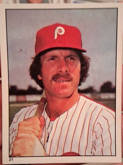 1981 Topps Stickers #21 Mike Schmidt — front