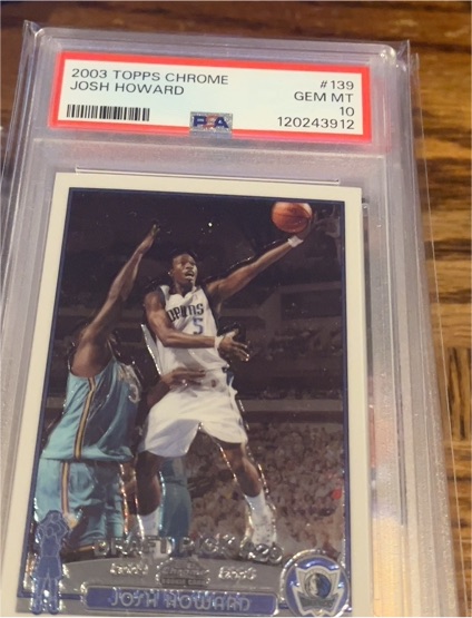 2003 Topps Chrome #139 Josh Howard — front