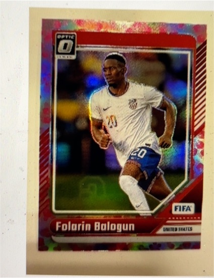 2024-25 Panini Donruss Optic #4 Folarin Balogun — front