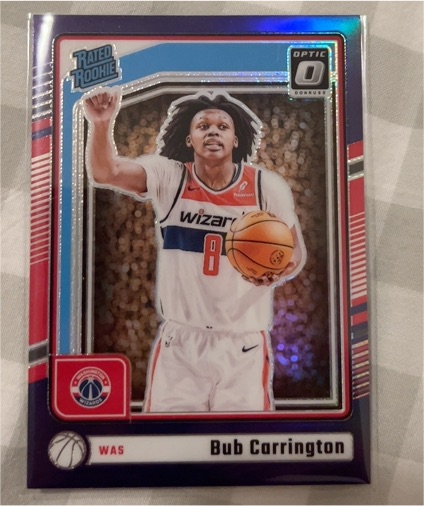 2024-25 Panini Donruss Optic #273 Bub Carrington — front
