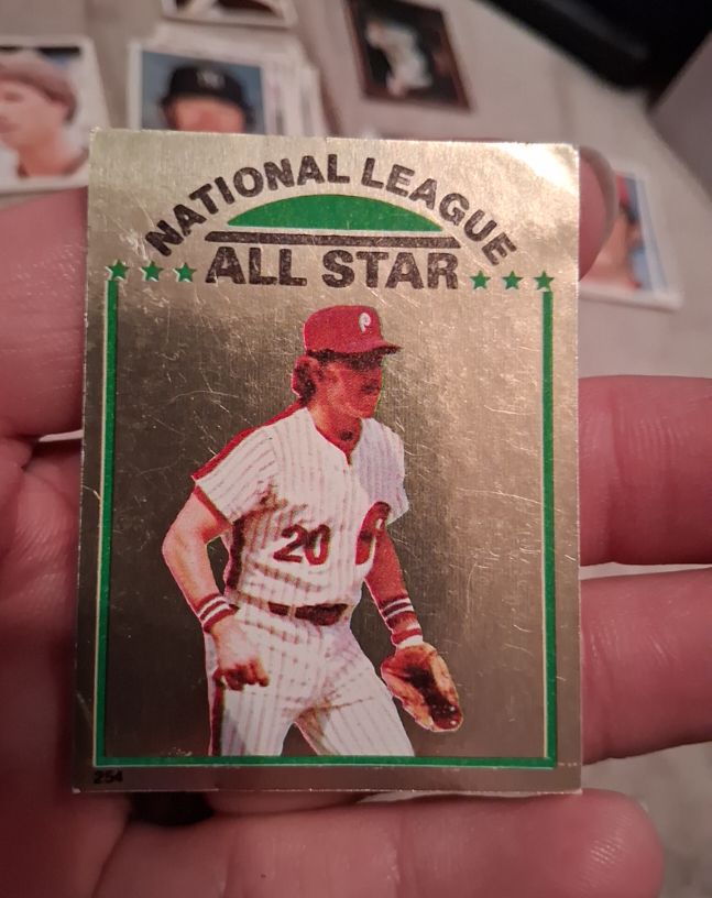 1981 Topps Stickers #254 Mike Schmidt — front