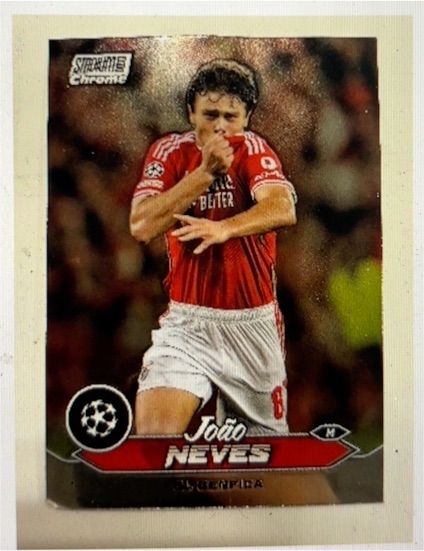 2023-24 Topps Stadium Club Chrome UEFA Champions League #87 João Neves — front
