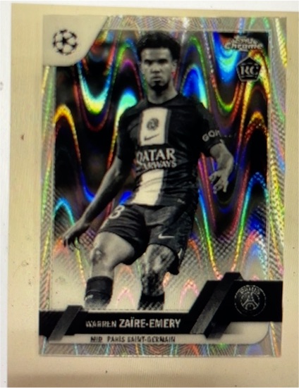 2022-23 Topps Chrome UEFA #135 Warren Zaire-Emery — front