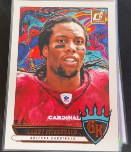 2025 Donruss Football All-Time Gridiron Kings #ATGK-LFD Larry Fitzgerald — front
