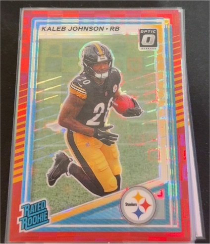 2025 Panini Donruss Optic #322 Kaleb Johnson — front
