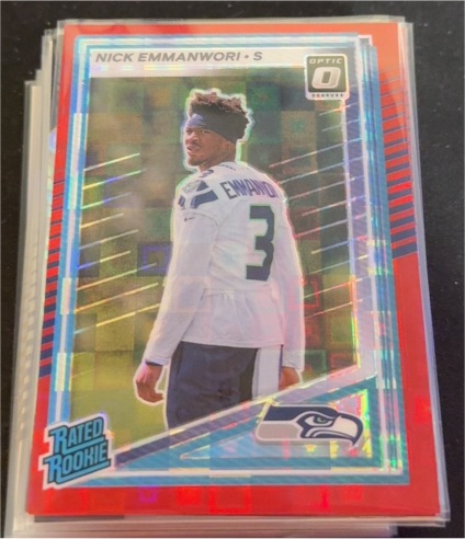 2025 Panini Donruss Optic #348 Nick Emmanwori Rated Rookie — front
