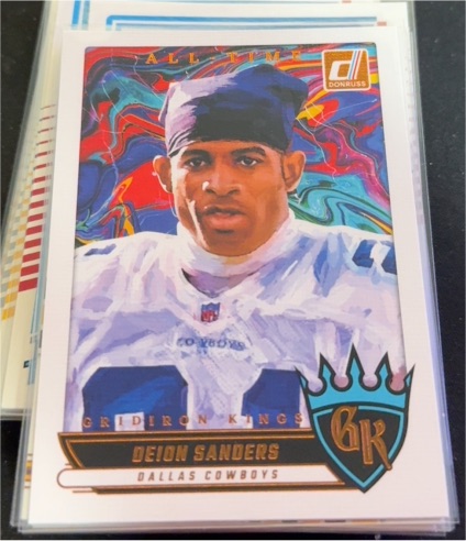 2025 Donruss All Time Gridiron Kings #ATGK-DSS Deion Sanders — front