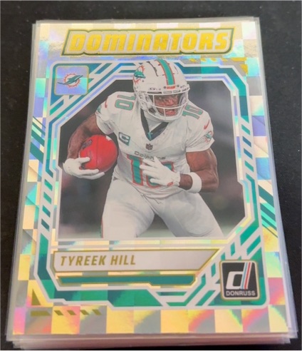 2025 Panini Donruss #DOM-THL Tyreek Hill Dominators — front