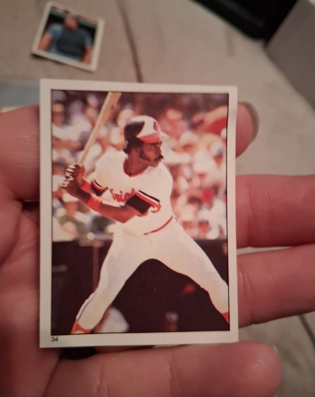 1981 Topps Stickers #34 Eddie Murray — front