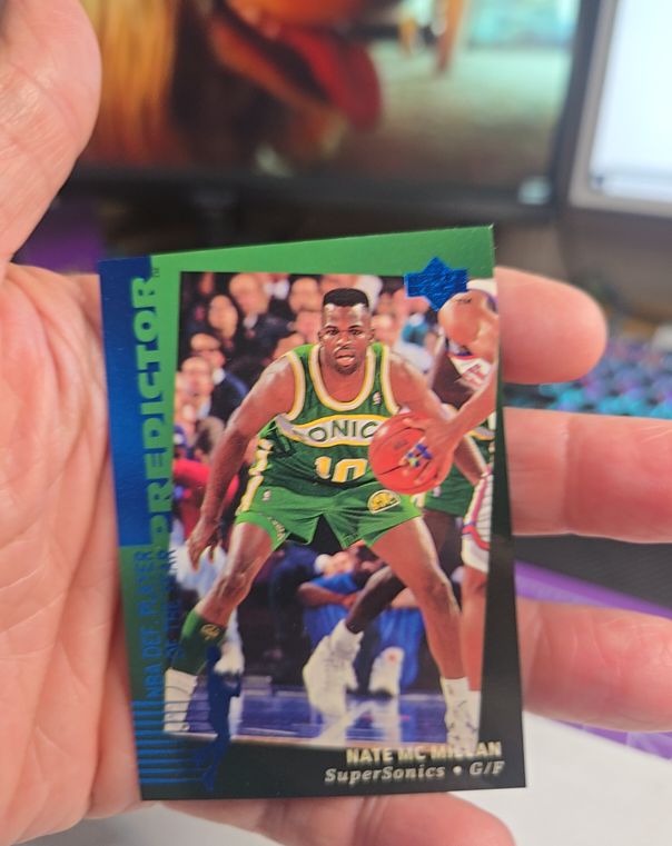 1994-95 Upper Deck Hobby Prizes Predictor #H13 Nate McMillan — front