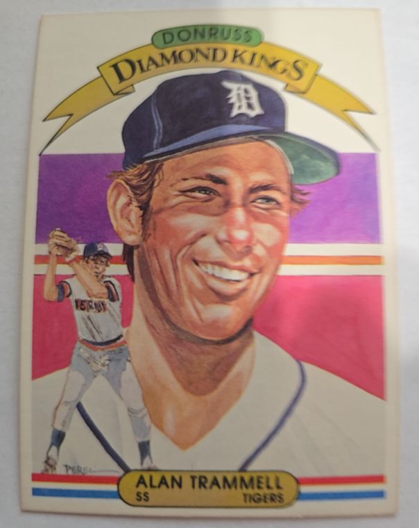 1982 Donruss Diamond Kings #5 Alan Trammell — front