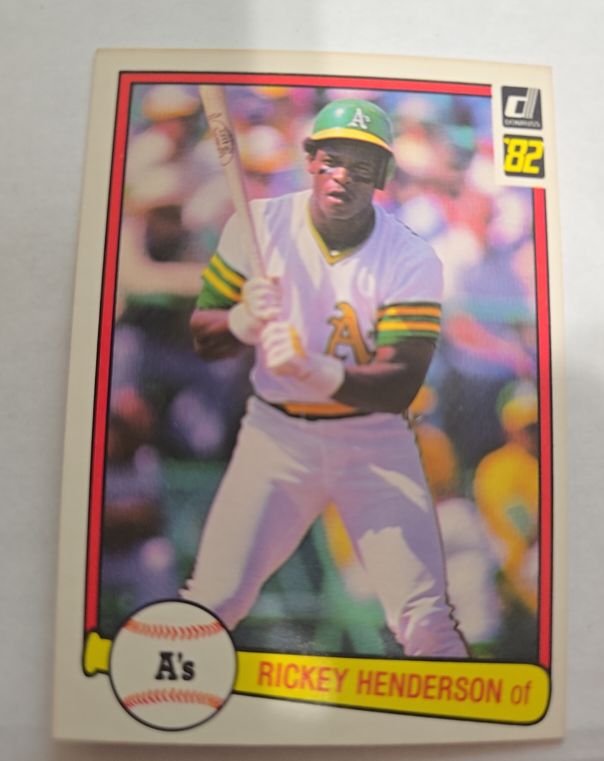 1982 Donruss #113 Rickey Henderson — front