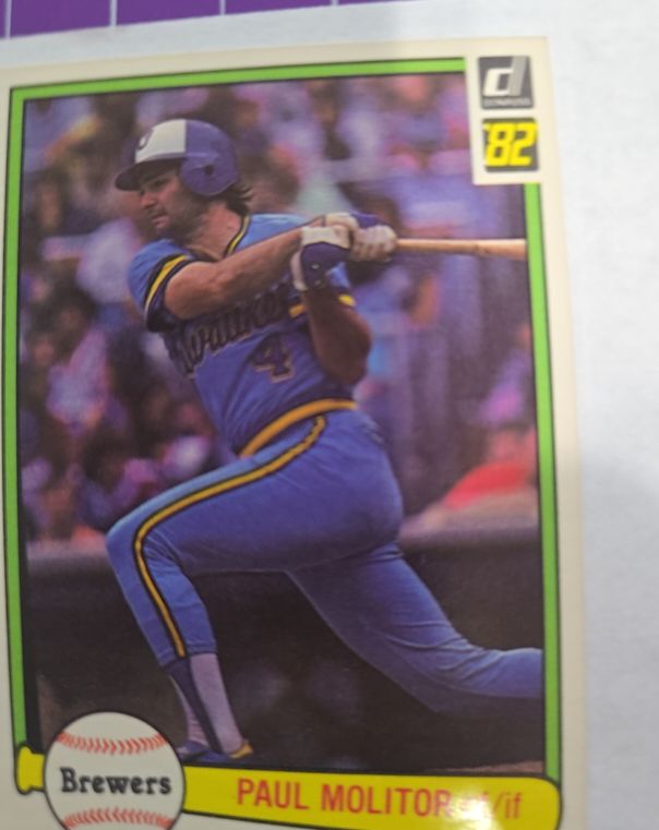 1982 Donruss #78 Paul Molitor Milwaukee Brewers — front