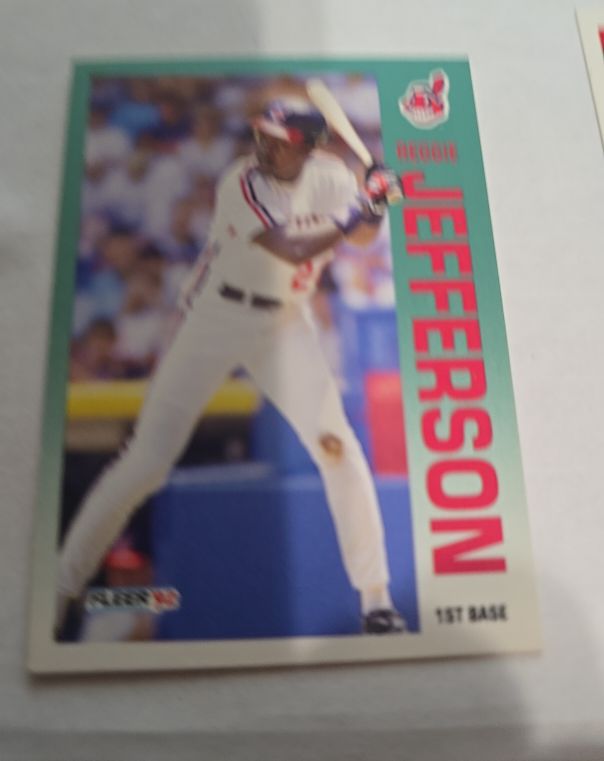 1992 Fleer #113 Reggie Jefferson — front