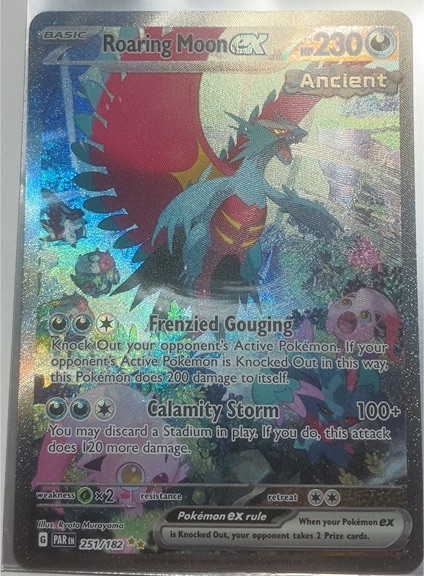 2023 Pokémon SV04: Paradox Rift #251 Roaring Moon ex — front