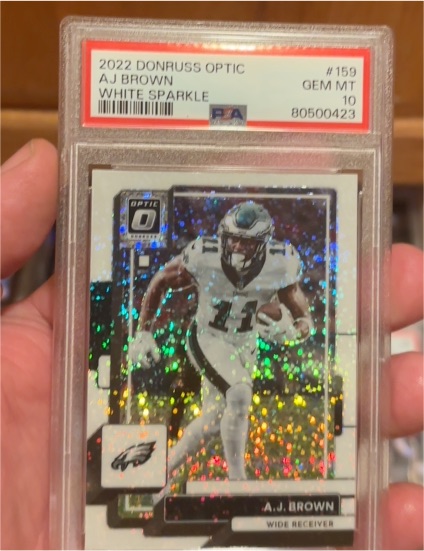 2022 Donruss Optic #159 A.J. Brown — front