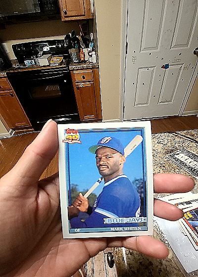 1991 Topps #588 Mark Whiten — front