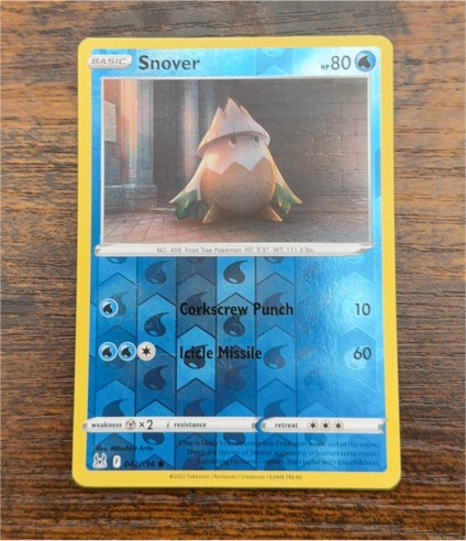 2022 Pokémon Lost Origin #042 Snover — front