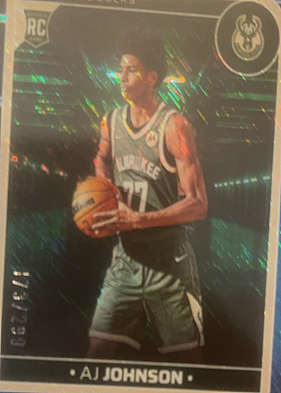 2022-23 Panini Select #163 AJ Johnson — front