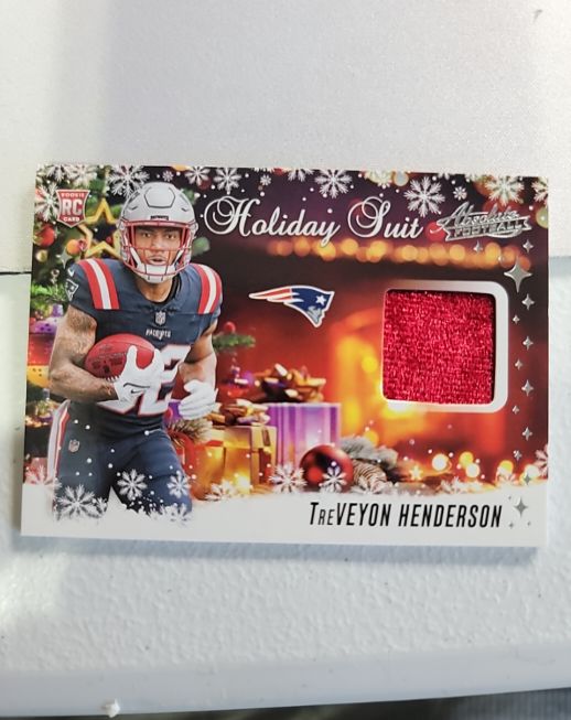 2025 Panini Absolute Holiday Suit TreVeyon Henderson — front