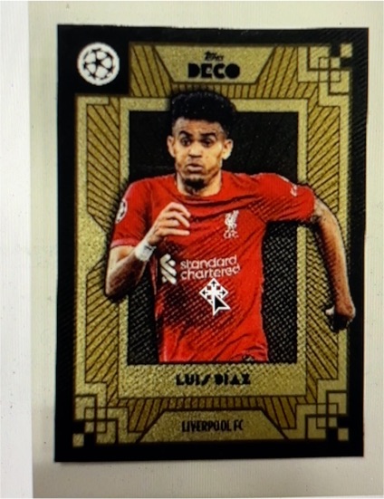 2022-23 Topps Deco UEFA Champions League & Europa League #NNO Luis Diaz — front