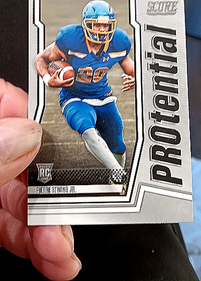 2022 Panini Score #P-PS Pierre Strong Jr. — front