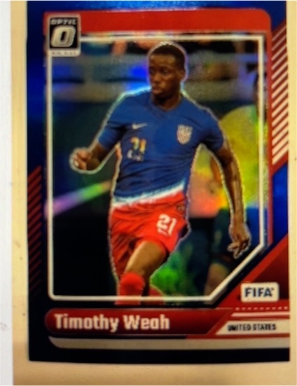2024-25 Panini Donruss Optic #7 Timothy Weah — front
