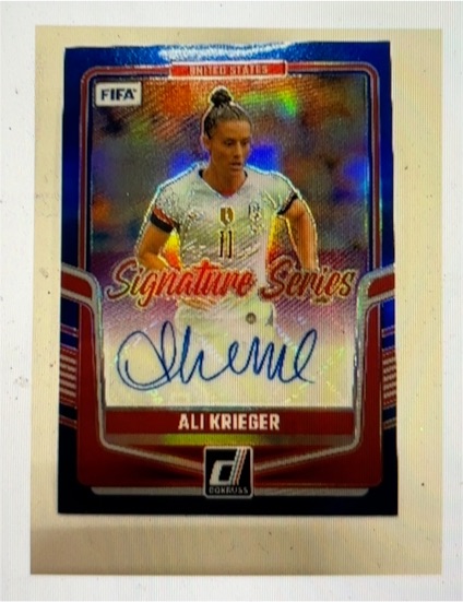 2024-25 Donruss Soccer #SS-AK Ali Krieger Signature Series Autograph — front