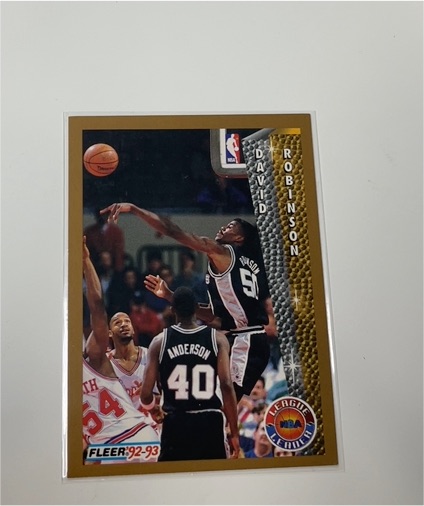1992-93 Fleer #244 David Robinson — front