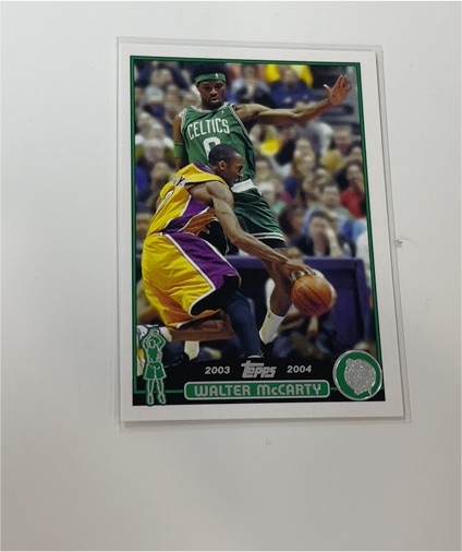 2003-04 Topps #12 Walter McCarty — front