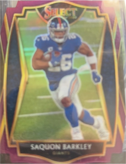 2020 Panini Select Premier Level #115 Saquon Barkley — front