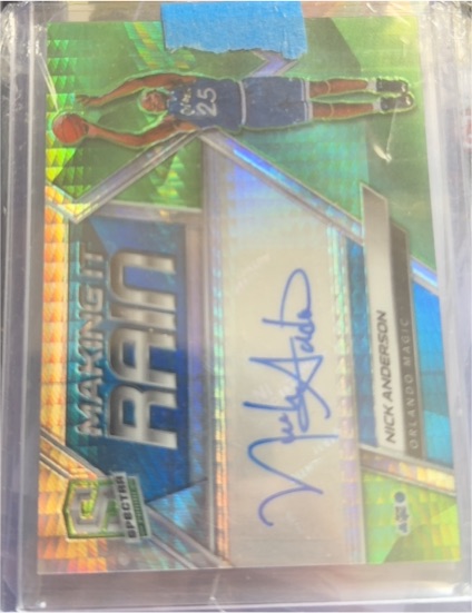 2018 Panini Spectra Making It Rain #MI-RAN Nick Anderson — front