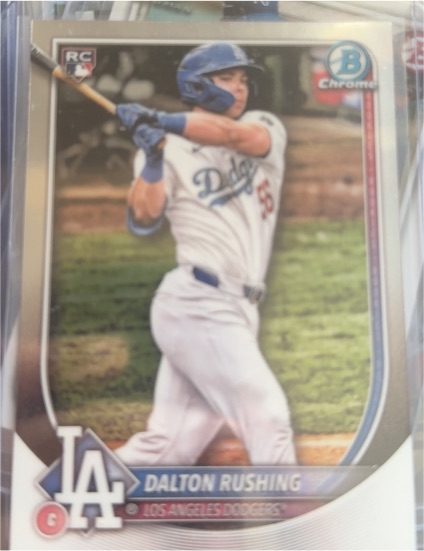 2025 Bowman Chrome #100 Dalton Rushing — front