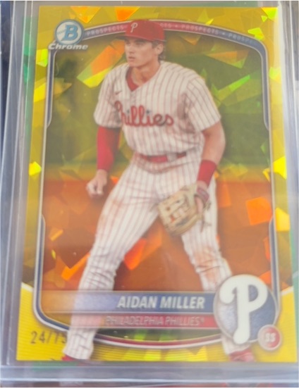 2025 Bowman Chrome Prospects #BCP-54 Aidan Miller — front