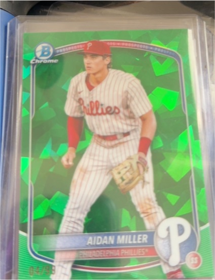 2025 Bowman Chrome Prospects #BCP-54 Aidan Miller — front