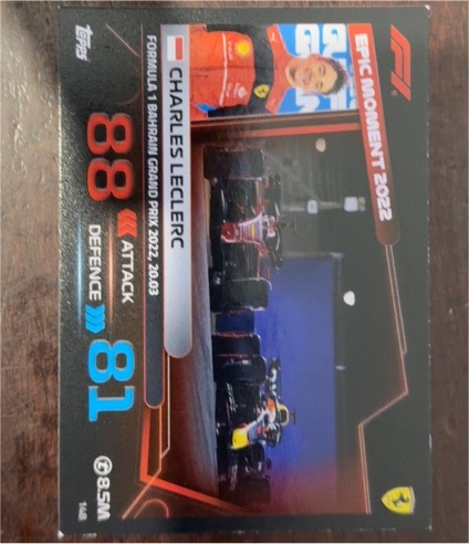 2023 Topps Turbo Attax Epic Moment #148 Charles Leclerc — front