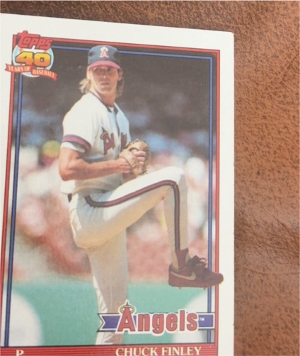 1991 Topps #505 Chuck Finley — front