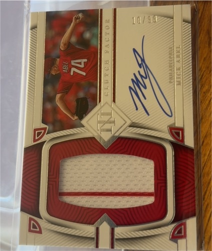 2023 Panini National Treasures Clutch Factor #CFS-MA Mick Abel — front