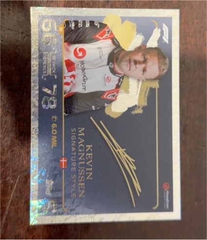 2024 Topps Turbo Attax #78 Kevin Magnussen Signature Style — front