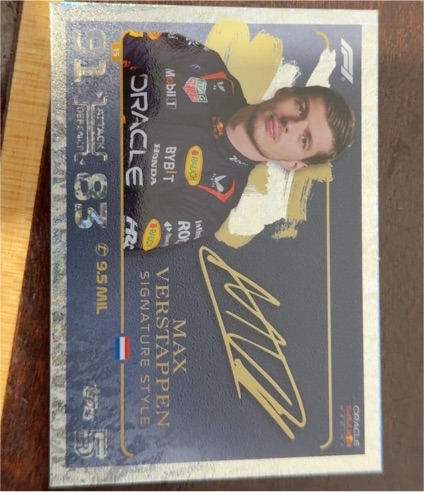 2024 Topps Turbo Attax #15 Max Verstappen Signature Style — front