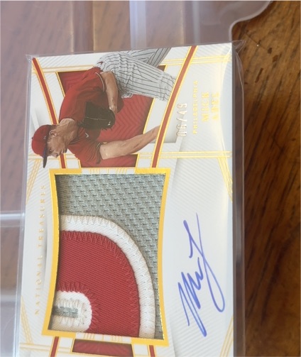 2023 Panini National Treasures Rookie Material Signatures #N/A Mick Abel — front