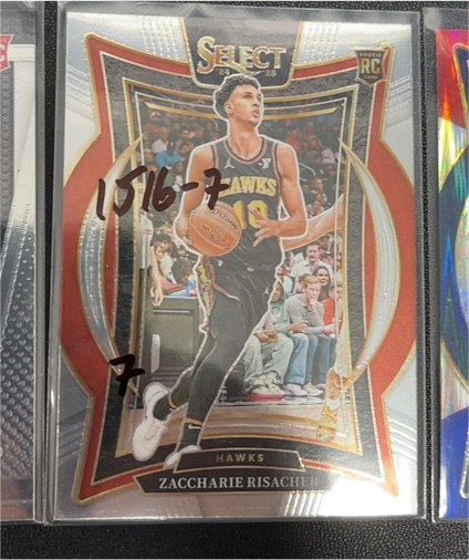 2024-25 Panini Select #86 Zaccharie Risacher — front
