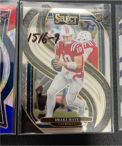 2024 Panini Select Premier Level #113 Drake Maye — front