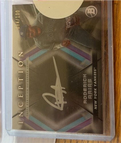 2023 Bowman Inception #ISS-RA Roderick Arias — front
